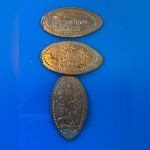 Set of 3 Disney’s California Adventure Pressed Pennies.